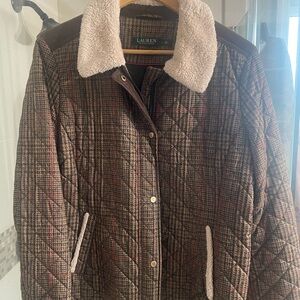 Ralph Lauren quilted fall coat.